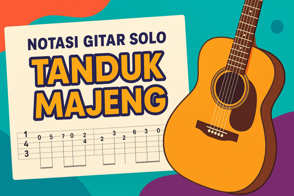 Notasi Gitar Solo Lagu Daerah
