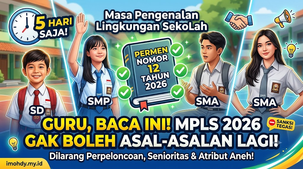 Permen Baru Lagi, MPLS 2026 Guru Harus Jeli